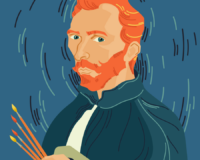 vignetta che raffigura Vincent Van Gogh